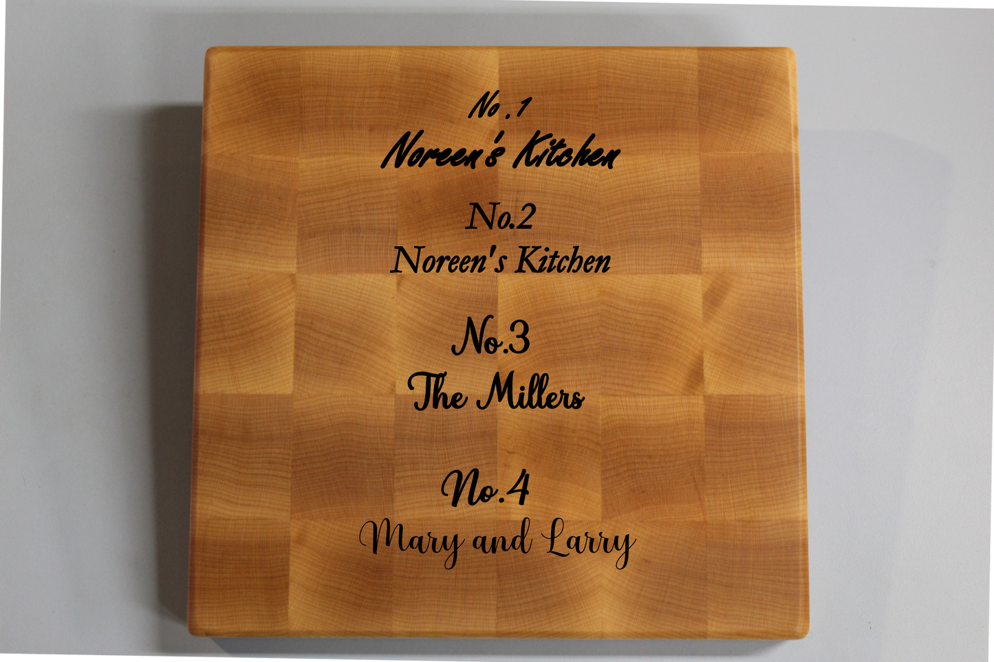 Black Walnut End Grain Travel Sized Cutting Board
