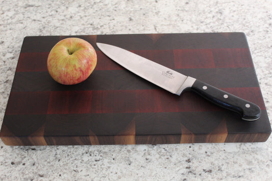 Black Walnut and Padauk End Grain Cutting Board