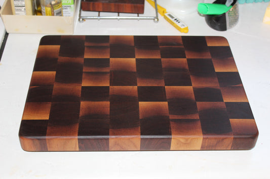 End Grain Black Walnut Chopping Block