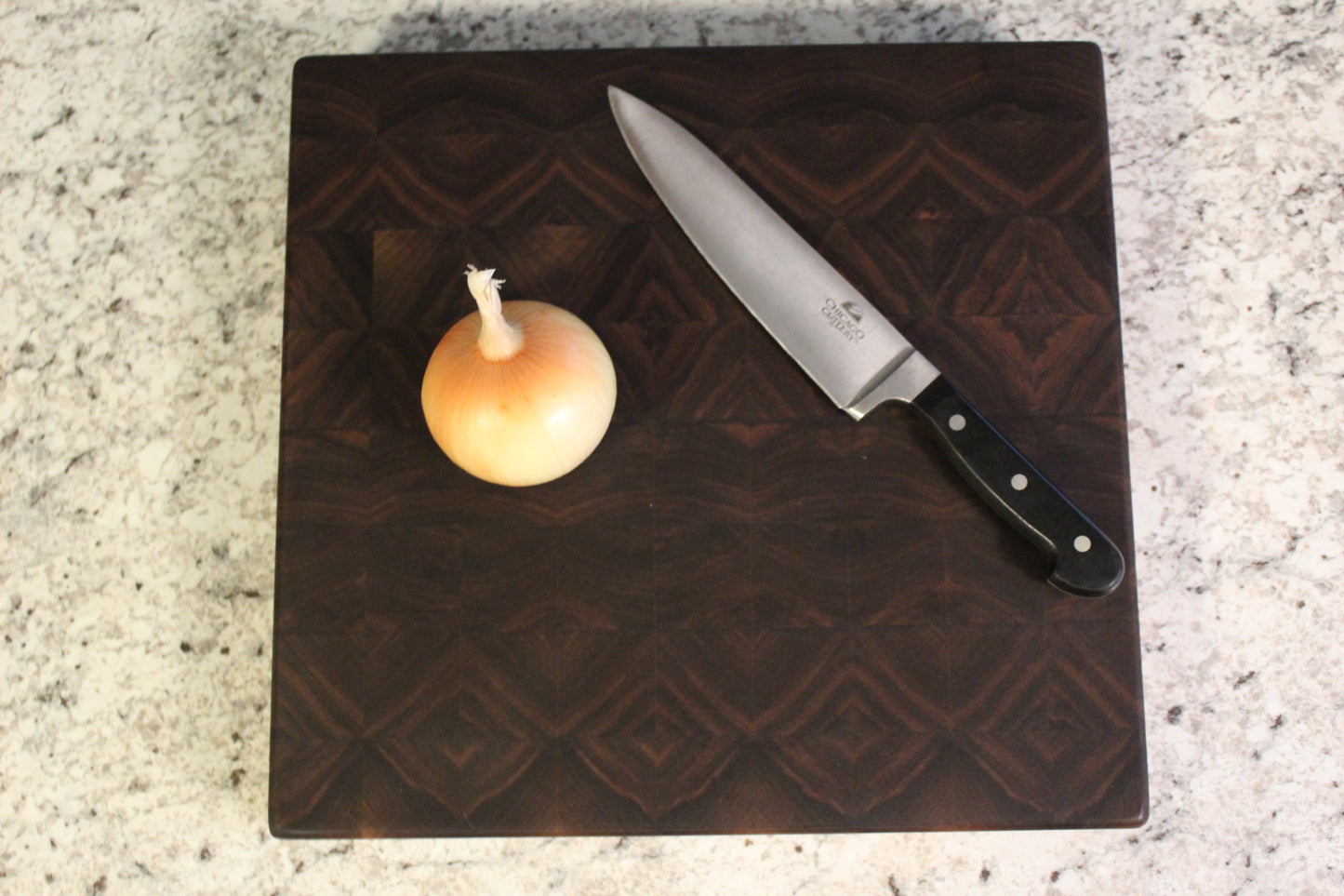 End Grain Black Walnut Chopping Board