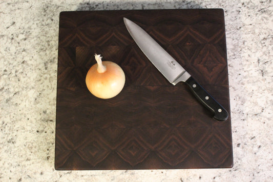 End Grain Black Walnut Chopping Board