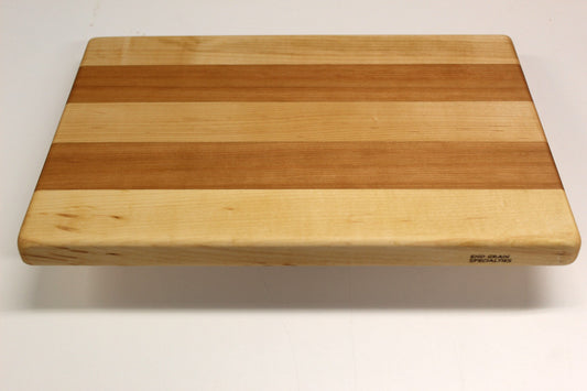 Hard Maple and American Cherry Edge Grain Board