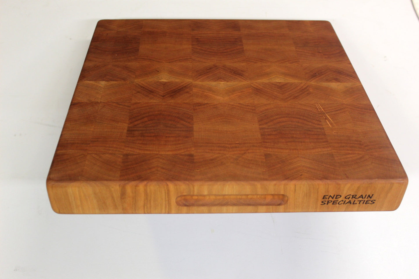 End Grain Cherry 15" X 15" X 1 1/2"