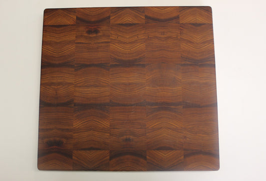 End Grain Canarywood 15"X14"X1 1/2"