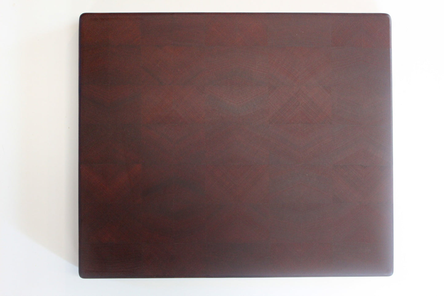 Sapele End Grain Cutting Board 14 1/2"X12"X1 1/2"