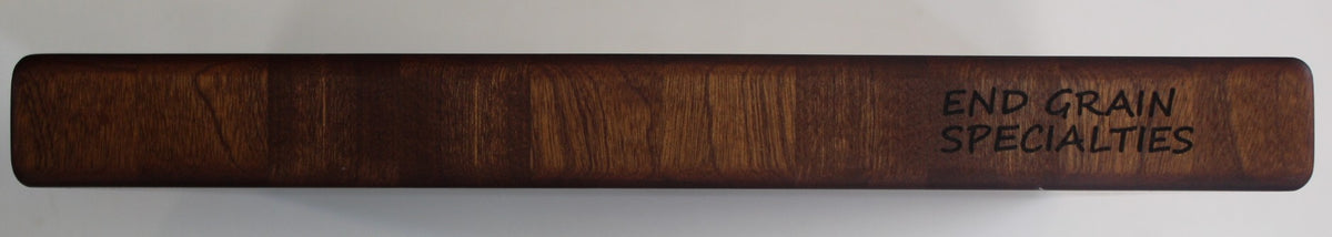 Sapele End Grain Cutting Board 14 1/2"X12"X1 1/2"