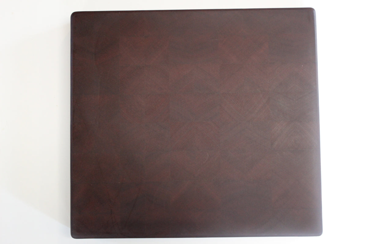 Sapele End Grain Cutting Board 14 1/2"X13 1/2"X2"