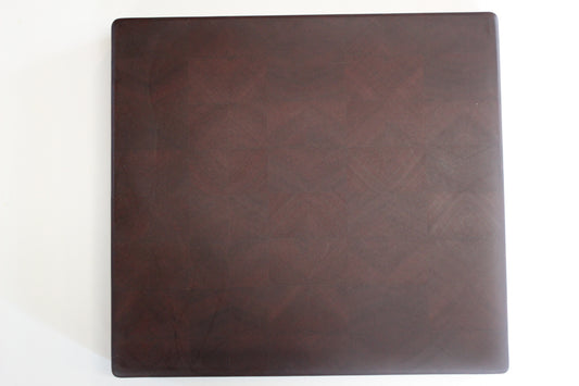 Sapele End Grain Cutting Board 14 1/2"X13 1/2"X2"