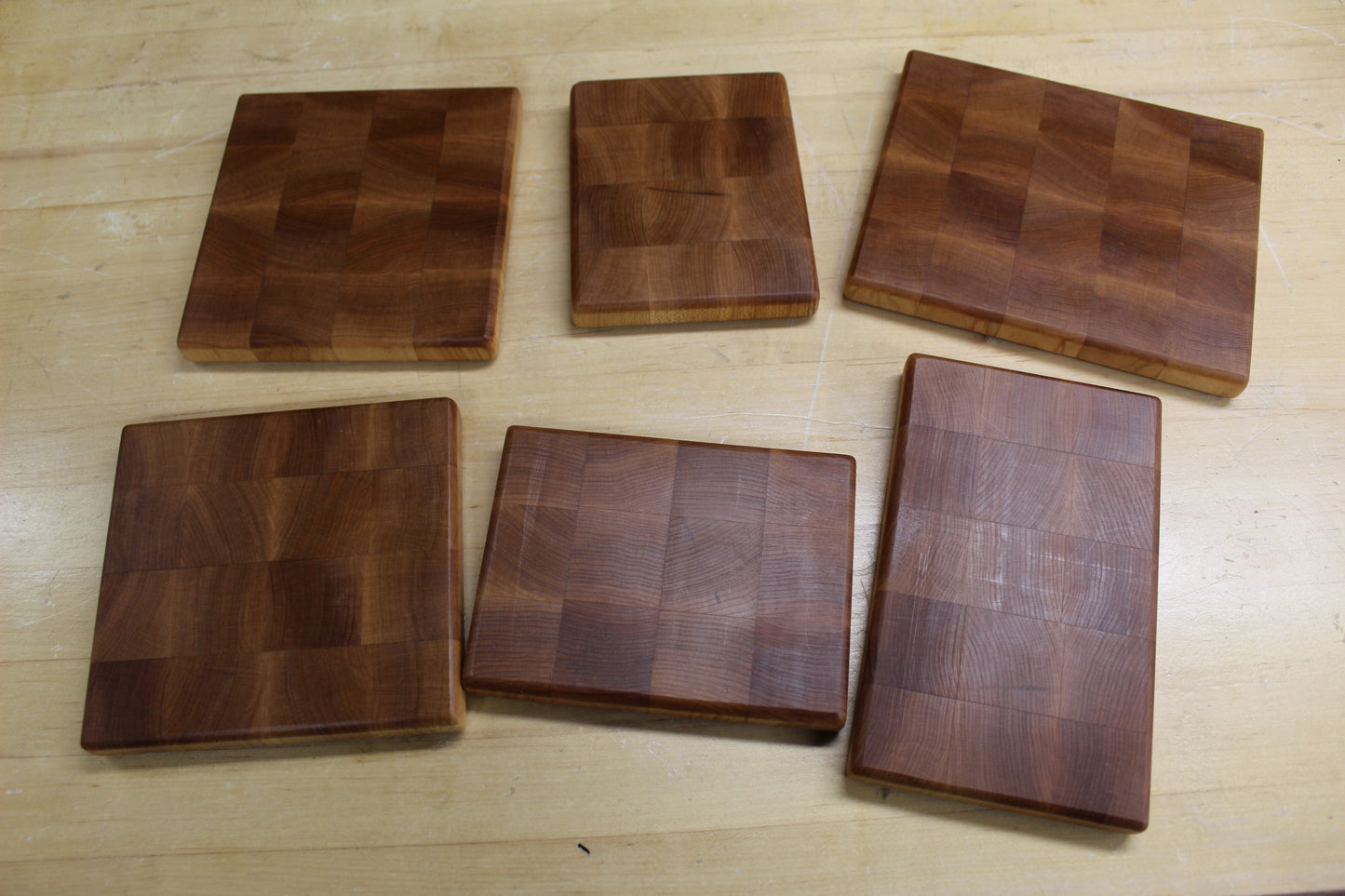 Hard Maple End Grain Travel Size Cutting Board