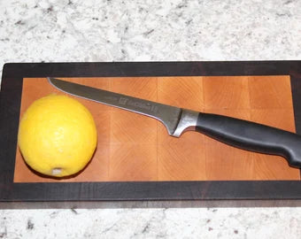 End Grain Cutting Board-Medium Size Hard Maple and Walnut