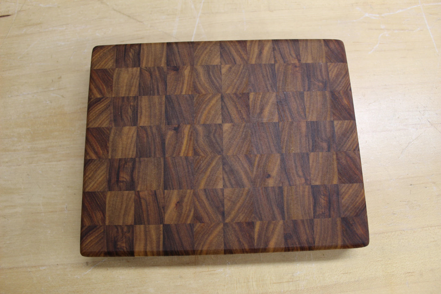 Canarywood End Grain Cutting Board Chopping Block